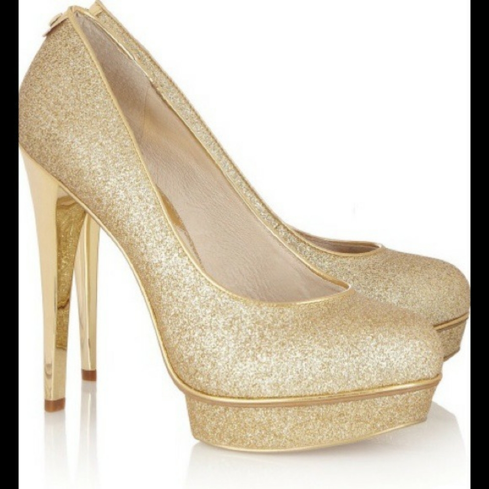Michael Kors Gideon Pump Glitter (Gold)
